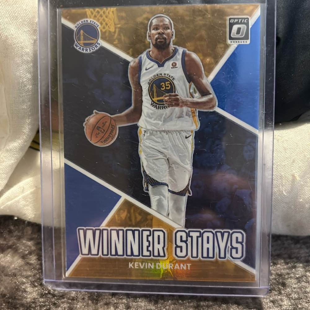 2022-23 Panini Donruss Optic - Winner Stays Blue Prizm #14 Kevin Durant /85